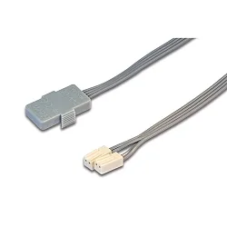 Alimentador central para 24V FLAT TRACK, gris
