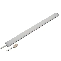 LED under-cabinet luminaire LED ADD-ON Mini, 25cm, IP20, LED24 connection, CRi>90, dimmable, 4.3W 3000K 280lm 110°, alu