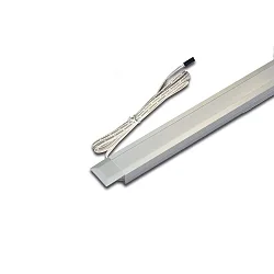 Luminaria para muebles LED IN-STICK SF versión incorporada, Tunable White IP44, aluminio, ópalo regulable
