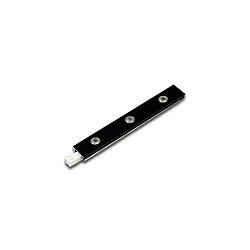 LED lightbar LED 2-Link PIXEL, 3 lenses, for LED 2-Link profiles, LED24 connection, CRi>95, 3x 1.2W 3000K 57lm 35°, black