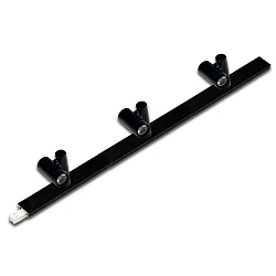 Adjustable LED 2-Link SPOT, 3-flame, for LED 2-Link profiles, 30cm, CRi>90, 3x 1.5W 4000K 80lm 38°, black