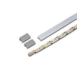 Barra luminosa LED 2-LINK FLOOD pequeño IP20, aluminio, ópalo regulable 4,8W 280lm 4000K CRI 90-100 30cm