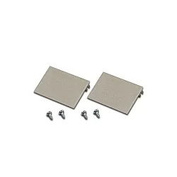 Recubrimiento juego de 2, acero inoxidable, barnizado