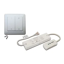 radio wall switch SINGLE COLOUR DIM ZIGBEE / ALEXA - 24V set of 1, kinetic, ZigBee control signal output (WiFi), 15 channel