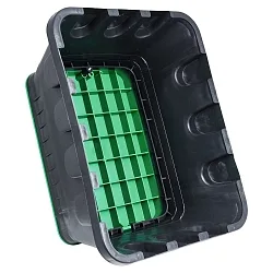 Carcasa empotrable JUMBO accesible, verde, negro