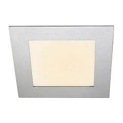 Proyector de superficie TOULOUSE angular, regulable IP44, plata regulable
