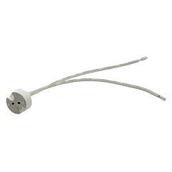 Portabombilla para con cable abierto