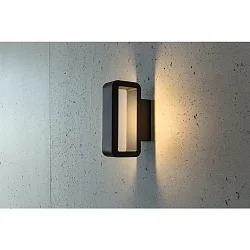 Luminaria de pared para exteriores JUNO IP54, antracita 