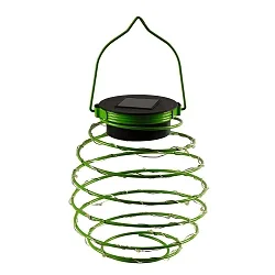 Luminaria solar SOLAR SPRING IP44, verde 