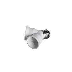 Adaptador DUO doble, blanco