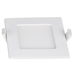 Luminaria empotrable para techos LE MANS cuadrado IP44, blanco regulable