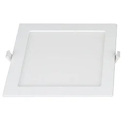 Luminaria empotrable para techos LE MANS cuadrado IP44, blanco regulable