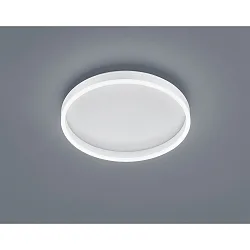 Luminaria de techo SONA redondo IP20, satinado, blanco mate regulable