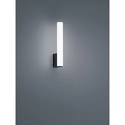 Luminaria de espejo LOOM 30 conmutable, con difusor IP44, negro mate 