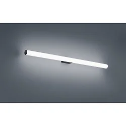 Luminaria de espejo LOOM 90 conmutable, con difusor IP44, negro mate 