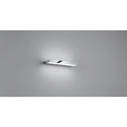 Luminaria de espejo SLATE 30 IP44, cromo, satinado 