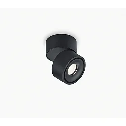 ceiling luminaire NAKA 9W 1 flame, adjustable IP20, black matt dimmable