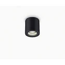 Luminaria de techo para exteriores LOT GU10 IP65, claro, negro mate