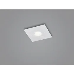Luminaria de techo NOMI de 1 llama, cuadrado LED IP20, blanco regulable