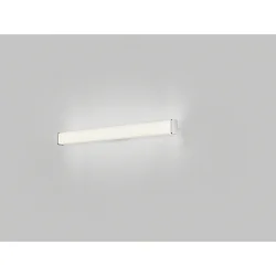 Luminaria de pared ALLA 90 conmutable IP44, cromo 