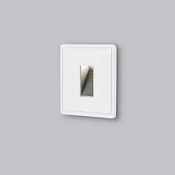 wall recessed luminaire LES IP65, white matt 