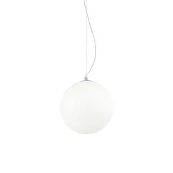 Luminaria colgante MAPA BIANCO SP1 D30 E27 IP20, blanco 