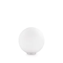 Table lamp MAPA BIANCO TL1 D20, E27, Ø 20cm, white