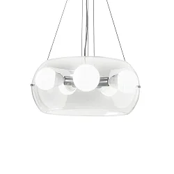 Luminaria colgante AUDI-10 SP5 de 5 llamas E27 IP20, cromo 