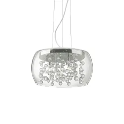 Pendant luminaire AUDI-80 SP5, 5 flames, G9, 40W, chromee