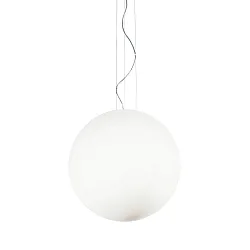 Luminaria colgante MAPA BIANCO SP1 D50 E27 IP20, blanco 