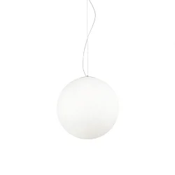 Luminaria colgante MAPA BIANCO SP1 D40 E27 IP20, blanco 