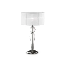 Table lamp DUCHESSA TL1 BIG, E27, transparent