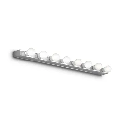 Luminaria de espejo PRIVE AP8 de 8 llamas E14 IP20, cromo 