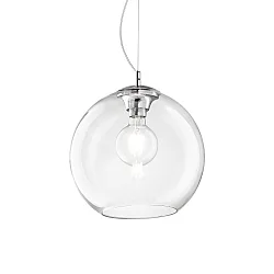 Luminaria colgante NEMO CLEAR SP1 D40 E27 IP20, transparente