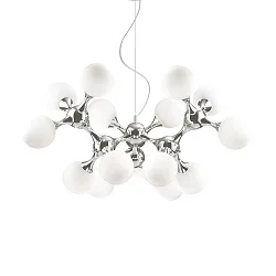 Luminaria colgante NODI BIANCO SP15 de 15 llamas E14 IP20