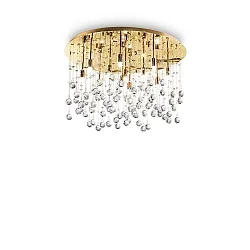 Luminaria de techo MOONLIGHT PL12 de 12 llamas G9 IP20, dorado