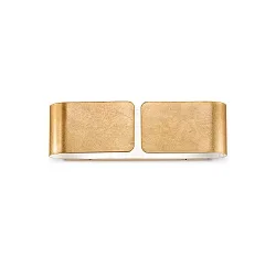 Wall luminaire CLIP AP2 SMALL ARGENTO, 2 flames, E27, gold