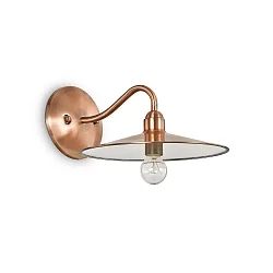 Luminaria de pared CANTINA AP1 E14 IP20, color cobre