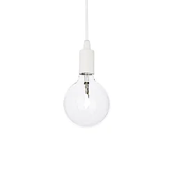 Luminaria colgante EDISON SP1 E27 IP20, blanco