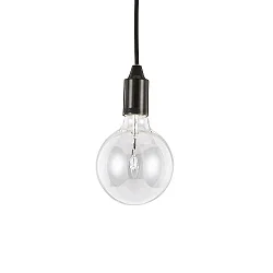 Luminaria colgante EDISON SP1 E27 IP20, negro