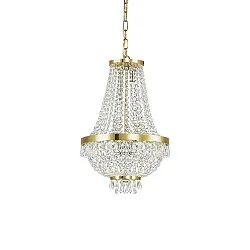 Luminaria araña CAESAR SP6 de 6 llamas G9 IP20, dorado