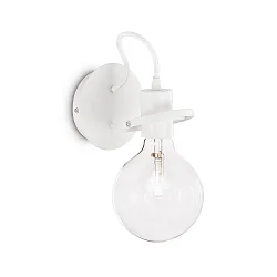 Luminaria de pared RADIO AP1 E27 IP20, blanco