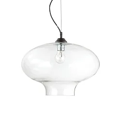 Luminaria colgante BISTRO SP1 ROUND E27 IP20, transparente