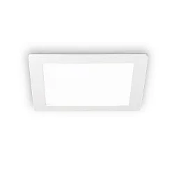 Luminaria de superficie GROOVE SQUARE 22.7CM grande, cuadrado IP20, blanco 