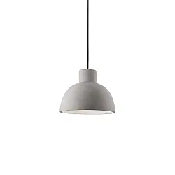 Luminaria colgante OIL-5 E27 IP20, negro, gris hormigón