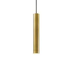 Luminaria colgante LOOK SP1 D06 abajo, de 1 llama GU10 IP20, latón antiguo, bruñido 