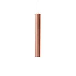Luminaria colgante LOOK SP1 D06 abajo, de 1 llama GU10 IP20, cobre 