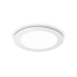 Recessed LED floodlight GROOVE ROUND, IP20, Ø 11.8cm, 10W 4000K 1000lm 110°, white