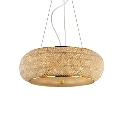 pendant luminaire PASHA 14 flames E14 IP20, gold