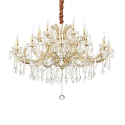 Chandelier NAPOLEON, 18 flames, Ø 96cm, E14, gold